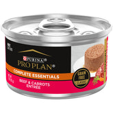 Purina Pro Plan Boeuf et Carottes Pâté – texture onctueuse pour chat adulte.