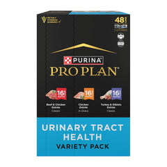 Purina Pro Plan Urinaire, boites poulet-boeuf, soutien potentiel à l'hydratation