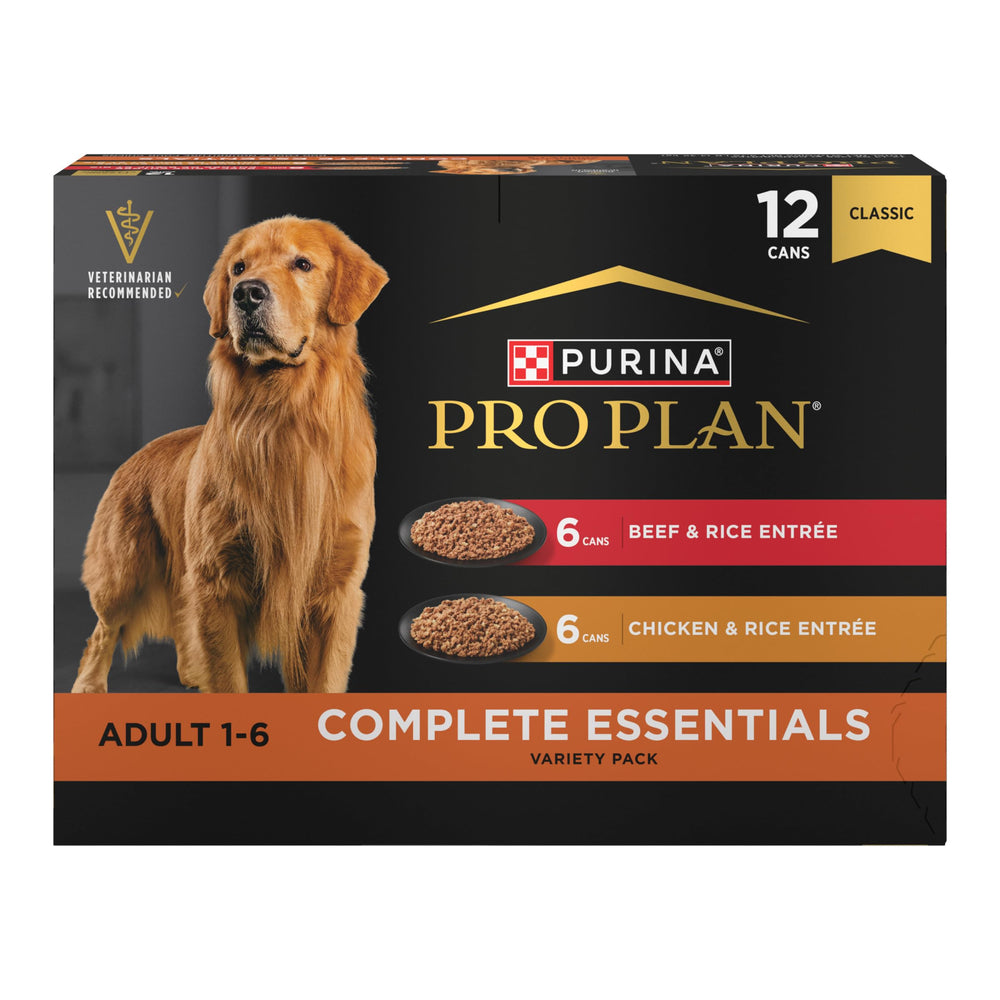 Purina Pro Plan Complete Essentials poulet-riz-entree, assiette appétissante pour chien actif