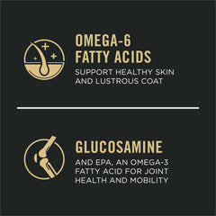 Purina Pro Plan glucosamine-epa: soutien possible des articulations et mobilité.