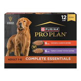 Purina Pro Plan grain-free poulet et carottes, boîtes 13 oz, repas complet et appétissant.