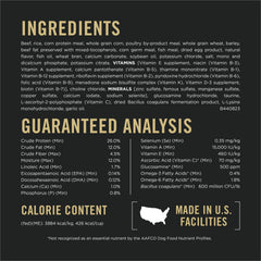 Ingrédients principaux boeuf dans Purina Pro Plan Grande.