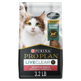 Sac Purina Pro Plan LIVECLEAR 1,45 kg affichant la formule dinde et avoine