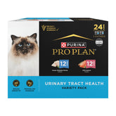 Pack Purina Pro Plan 24 pâtés pour chat, pratique et complet.