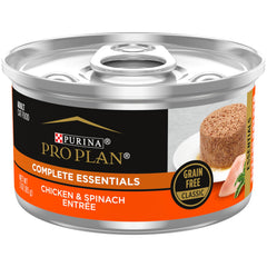 Purina Pro Plan Pâté sans céréales au poulet et épinards, texture onctueuse pour chat adulte
