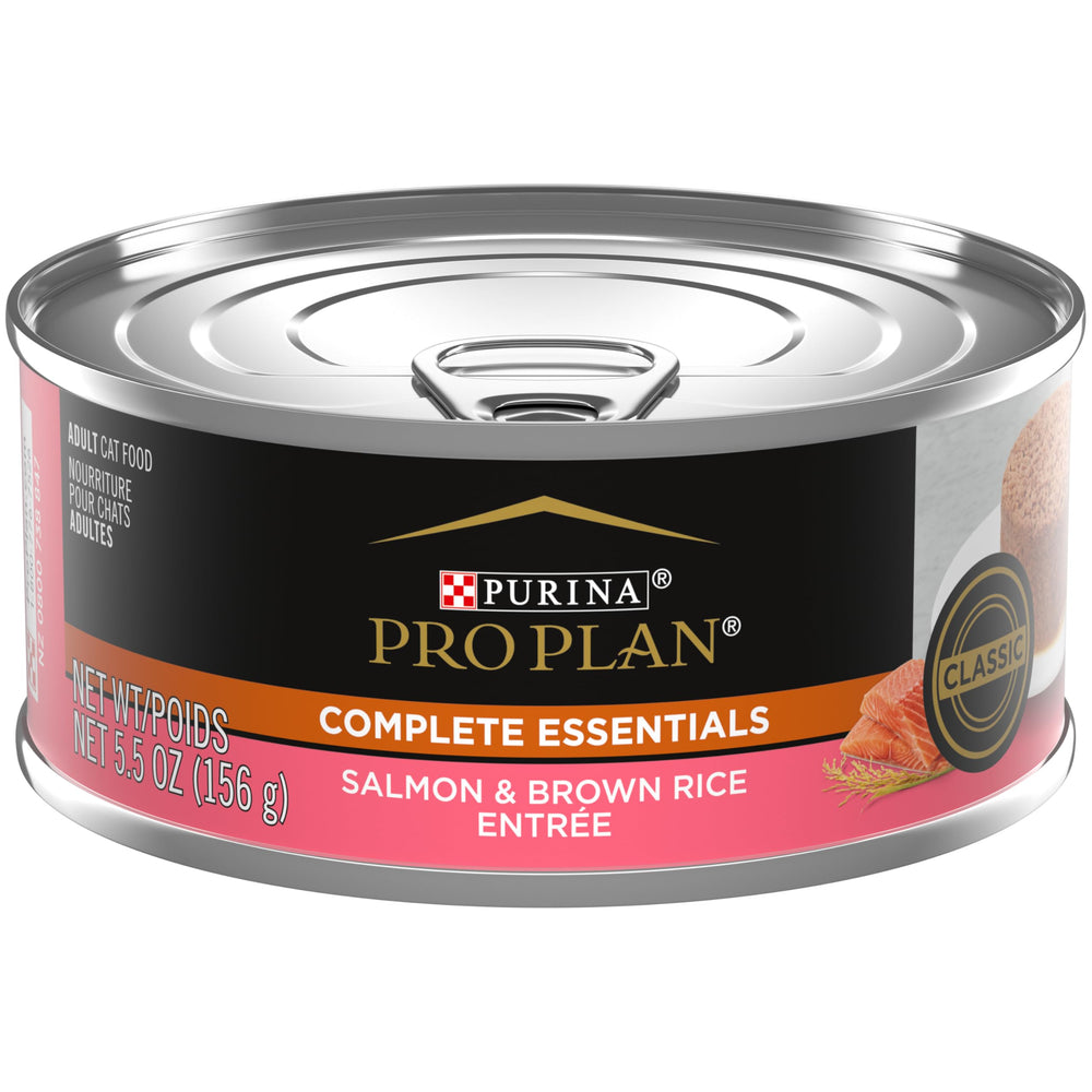 Purina Pro Plan Pâté Saumon-Riz, texture crémeuse idéale pour le repas quotidien.