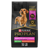 Purina Pro Plan Petit Chien – sac 16 lb, formule peau et estomac sensibles, repas quotidien