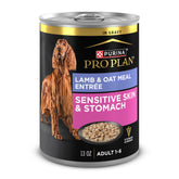 Purina Pro Plan, boîte 375 g pour peau sensible et estomac, confort digestif potentiel.
