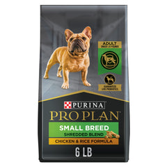 Purina Pro Plan Petit Chien: croquettes et morceaux tendres, soutien nutritionnel quotidien.