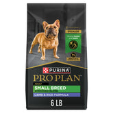 Purina Pro Plan Petit Chien croquettes Lamb et riz, texture croquante et savoureuse