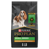 Purina Pro Plan Petite Race croquettes poulet et riz pour chiens actifs, soutien digestif.
