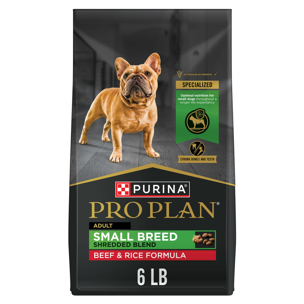 Purina Pro Plan Petite Race, croquettes petites et tendres favorisant digestion.
