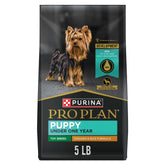 Purina Pro Plan sac-croquettes-petite-race offre des croquettes adaptées à la croissance.
