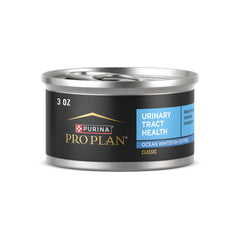 Purina Pro Plan: pâté au poisson blanc en boîte pour chat, présentation de 24 unités.