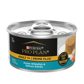 Purina Pro Plan Senior Chat Pâté emballage à ouverture facile pour simplifier les repas.