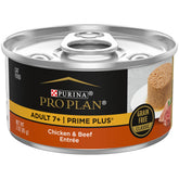 Purina Pro Plan Senior pâté poulet et bœuf, texture humide appétissante pour chats âgés