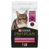 Purina Pro Plan Sensible Peau et Estomac croquettes saumon et riz, soutien digestion potentiel