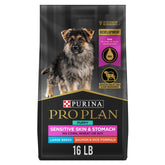 Purina Pro Plan Sensitive peau et estomac – croquettes grande race, saumon et riz, soutien digestif