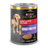 Purina Pro Plan Sport chiot boeuf et riz, alimentation humide équilibrée pour chiots actifs.
