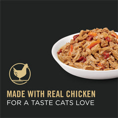 Purina Pro Plan texture tendre en sauce idéale pour chats adultes.