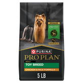 Purina Pro Plan Toy Breed with poulet et riz, sac 5 lb, croquettes adaptées.