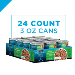 Bol proposant la pâtée dinde-riz Purina Pro Plan Weight Control, repas humide et appétissant.