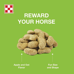 Sac Purina pomme et avoine, portion pratique pour les séances quotidiennes.