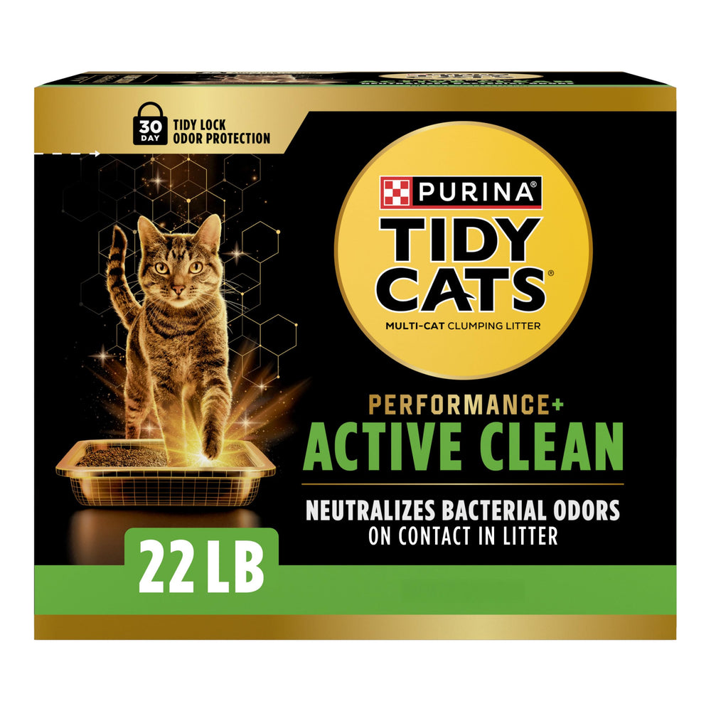 Purina Tidy Cats Performance Plus, litière adaptée au bac avec contrôle durable des odeurs.