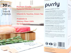 Purrly Treat Topper arôme poulet et poisson - allure irrésistible