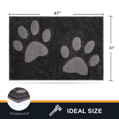 PURRUGS tapis porte microfibre absorbant douceur et propreté au passage.