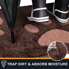 PURRUGS Tapis porte profil bas permet ouverture fluide