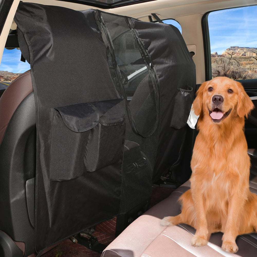 Barrière réseau Q-DDOIT pour chien dans la voiture protégeant les sièges et la conduite