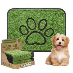 Tapis-pipi Qeils avec absorption rapide et pack double pour chien.