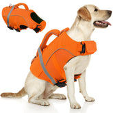 Queenmore gilet orange XXL avec tissu ripstop pour chiens.