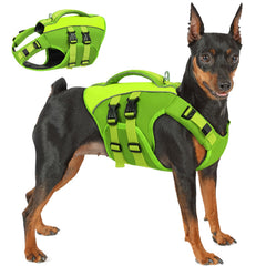 Queenmore gilet sauvetage chien vert 2XL pour flotter en securite