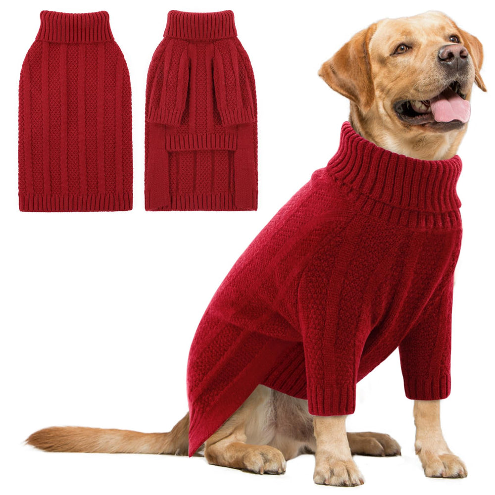 Pull Queenmore XXL pour chien, tricot-doux et chaleur confortable.