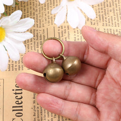 Grelot cuivre Qulkws dia 18 mm, petit et discret