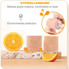 QUMY bandage pattes cohésif noir: protection rapide des zones sensibles des animaux