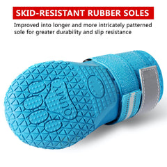 QUMY bottes chien grande tissu durable et imperméable pour intempéries