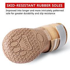 QuMy-bottes-chien-tissu-qualite: tissus résistants et confection soignée pour l'aventure.