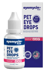 Gouttes Eyemycine de QUQU Natural en flacon, soin des yeux animaux