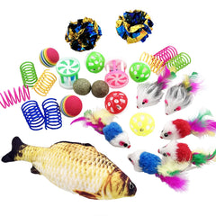 Jouet poisson catnip QUVOVID: attire le chat et stimule l’instinct de chasse.