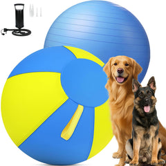 QWV ballon d’entraînement au troupeau 18 pouces, stimulation naturelle pour chiens actifs.
