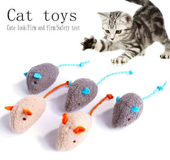 Q.Y.HOME souris peluche à queue colorée attire l attention du chat et favorise l interaction