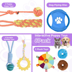 Qyswskj gym: jouets suspendus, stimulation multisensorielle, parfait pour occuper les chiots à l'intérieur.