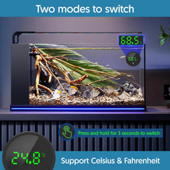 QZQ thermometre aquarium installation exterieure sans outil