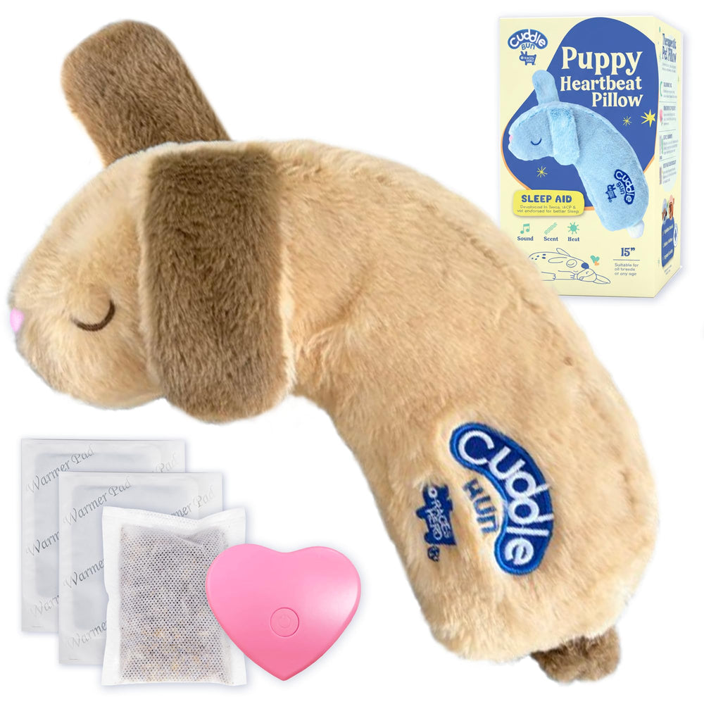 Race&Herd CuddleBun battement de cœur – peluche rassurante pour chiot favorisant le repos