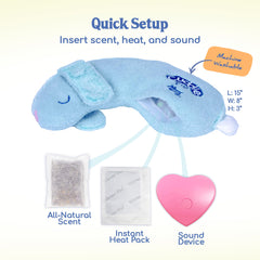 Race&Herd CuddleBun peluche anti-anxiété apaise les chiens lors des séparations.