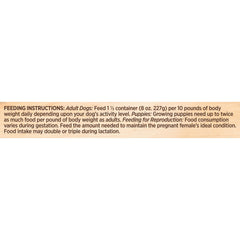 Rachael Ray Nutrish 8 onces, portion pratique pour repas quotidien du chien.