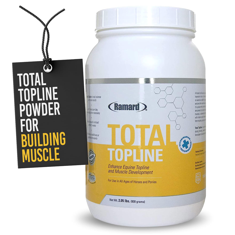 Ramard Total Topline Poudre, emballage 2 lb, prêt pour le régime quotidien.